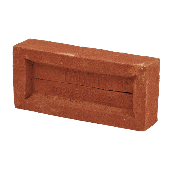 Tijolo Aparente Reto Vermelho 10,2x5,2x22,2cm